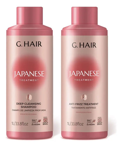 Japanese Straightening Treatment (Progressive Brush) – 2 x 1 Liter