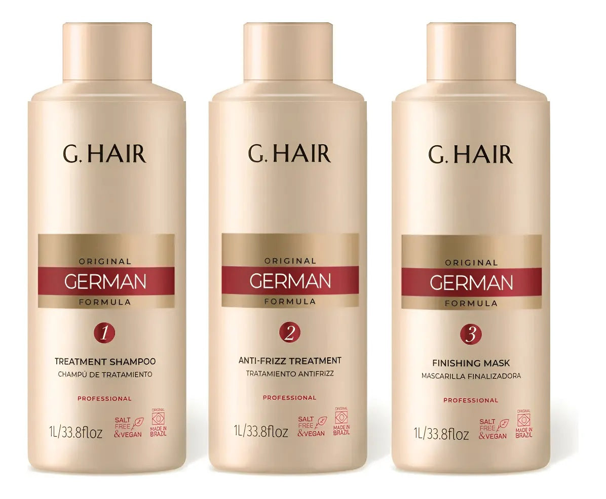 G Hair Kit Escova Fórmula Alemã 3 Passos