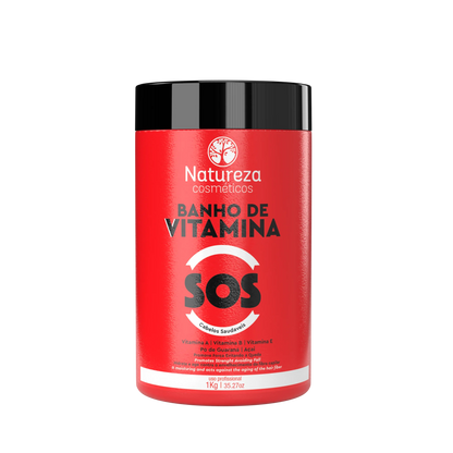 SOS Vitamin Bath Mask 1kg - Natureza Cosméticos