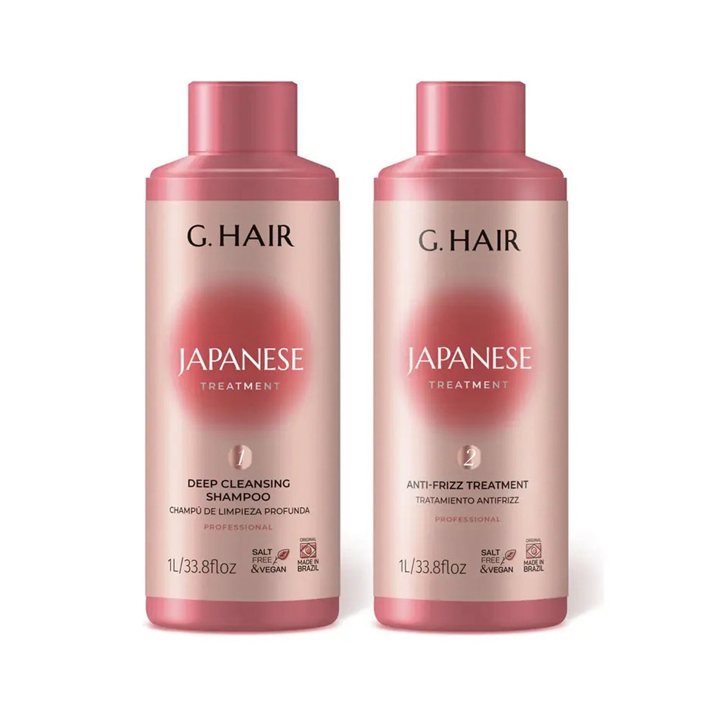 Japanese Straightening Treatment (Progressive Brush) – 2 x 1 Liter